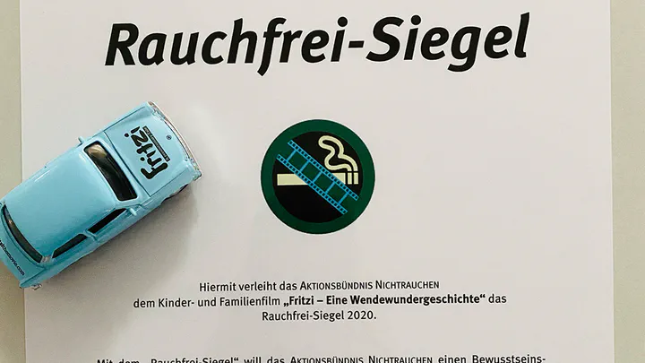 Rauchfrei-Siegel für "Fritzi"